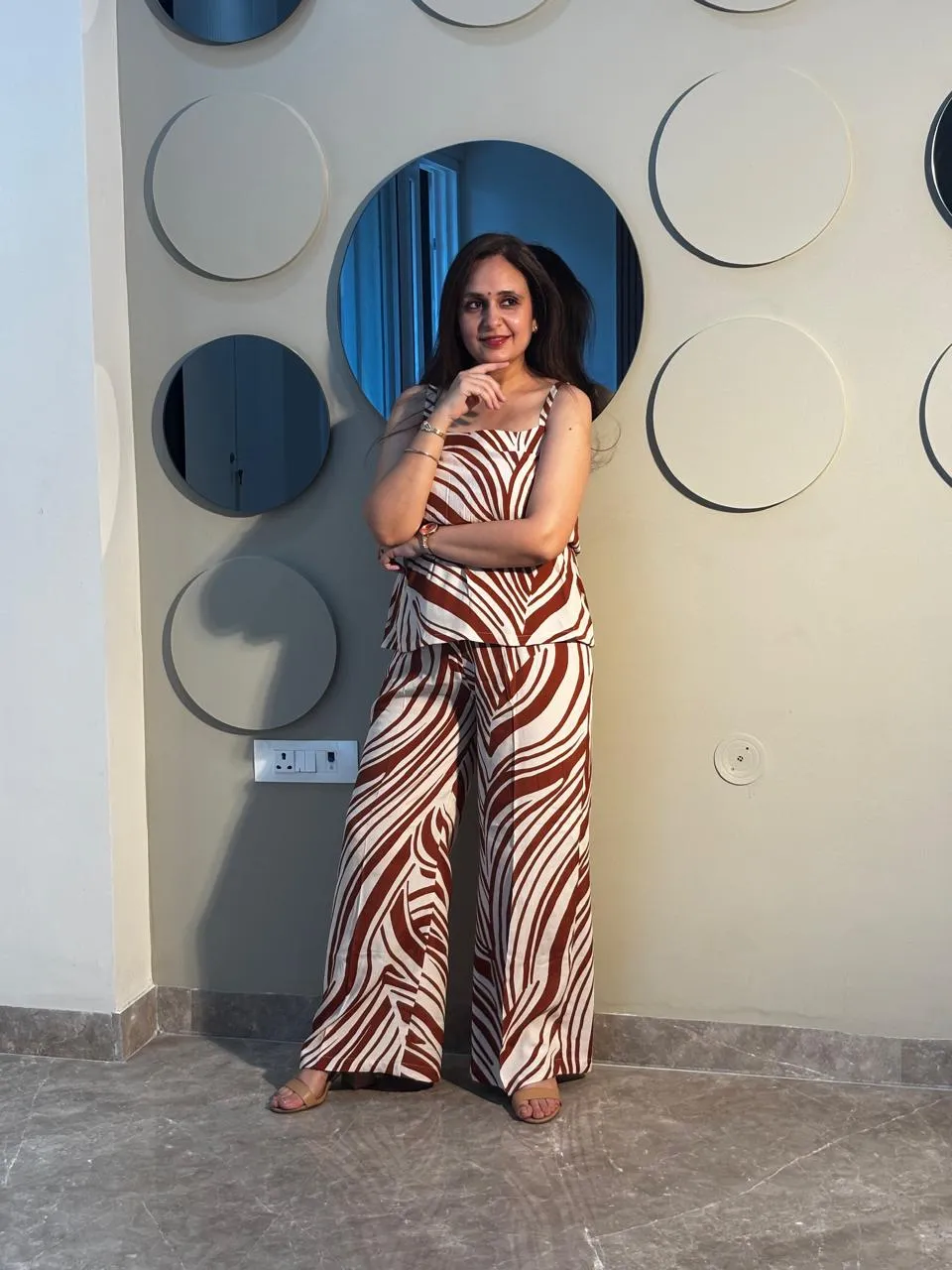 Abstract Print Co-ord Set